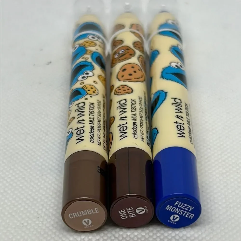 Wet n Wild Cookie Monster Lipstick Set